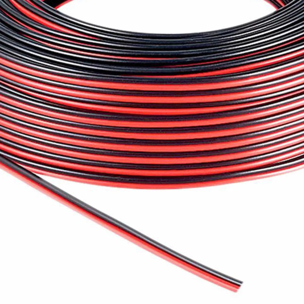 ROIMEX - Cable para parlante 25MT Negro/Rojo