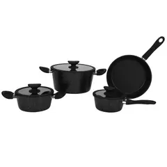 JUST HOME COLLECTION - Batería de cocina 7 piezas aluminio