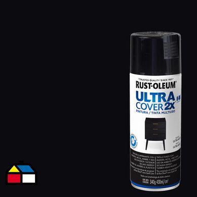 Pintura multiuso 340 gr brillante negro