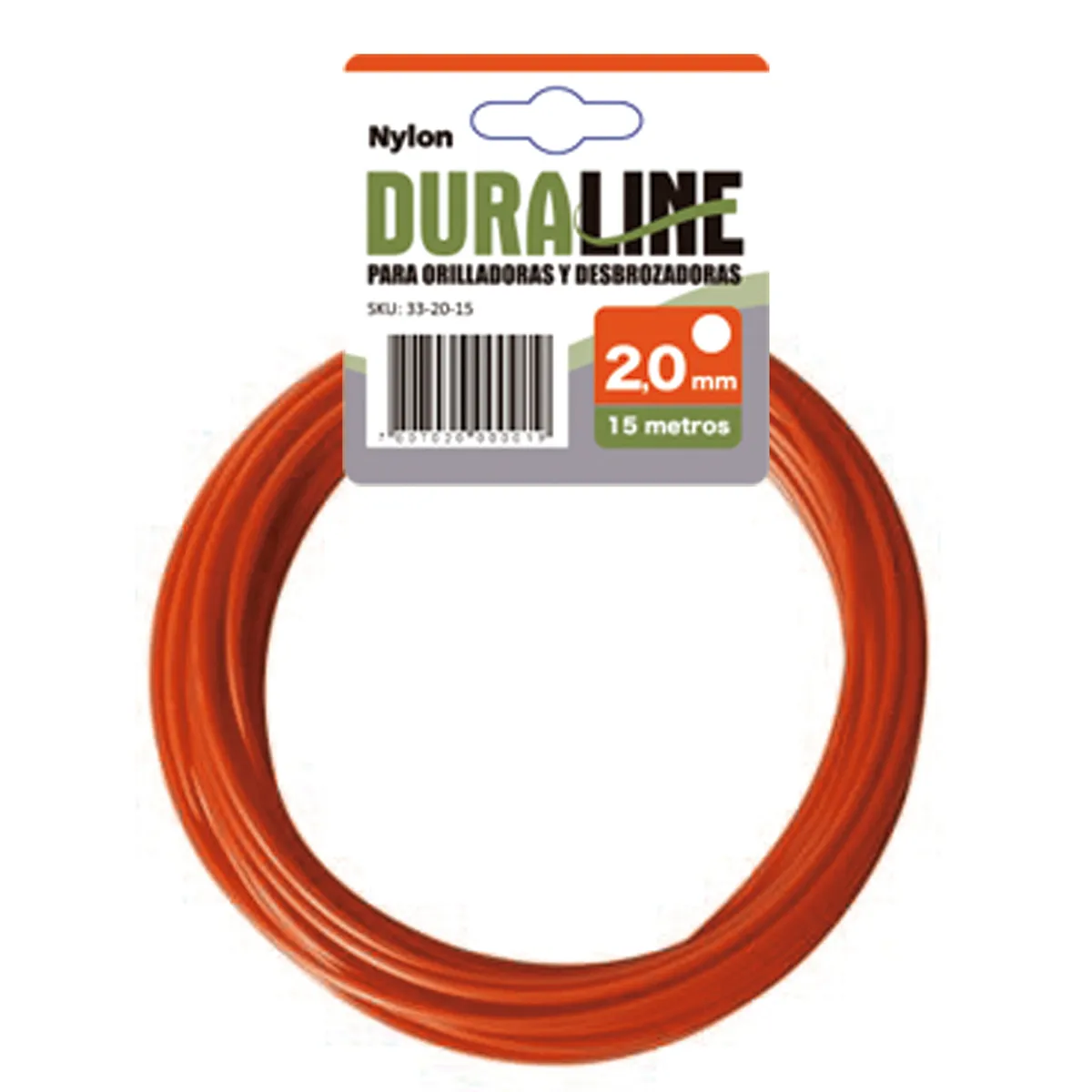 DURALINE - Nylon para orilladora 2,0 mm - largo 15 m