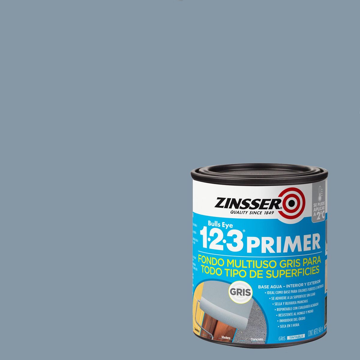 RUST OLEUM - Fondo Multiuso Tarro 0.25 galón(es) Mate Gris