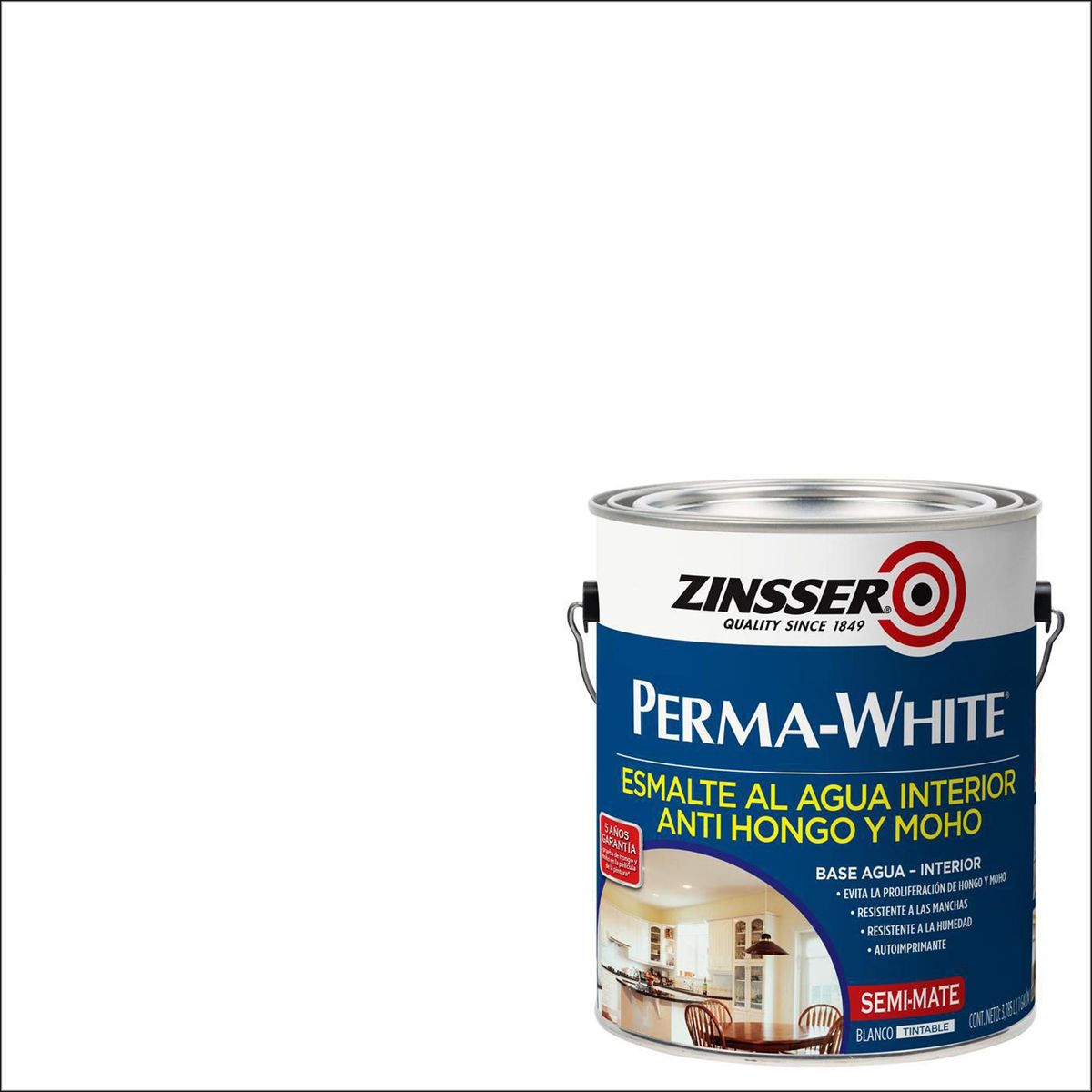 RUST OLEUM - Esmalte al Agua Semibrillante 1 galón(es) Blanco 