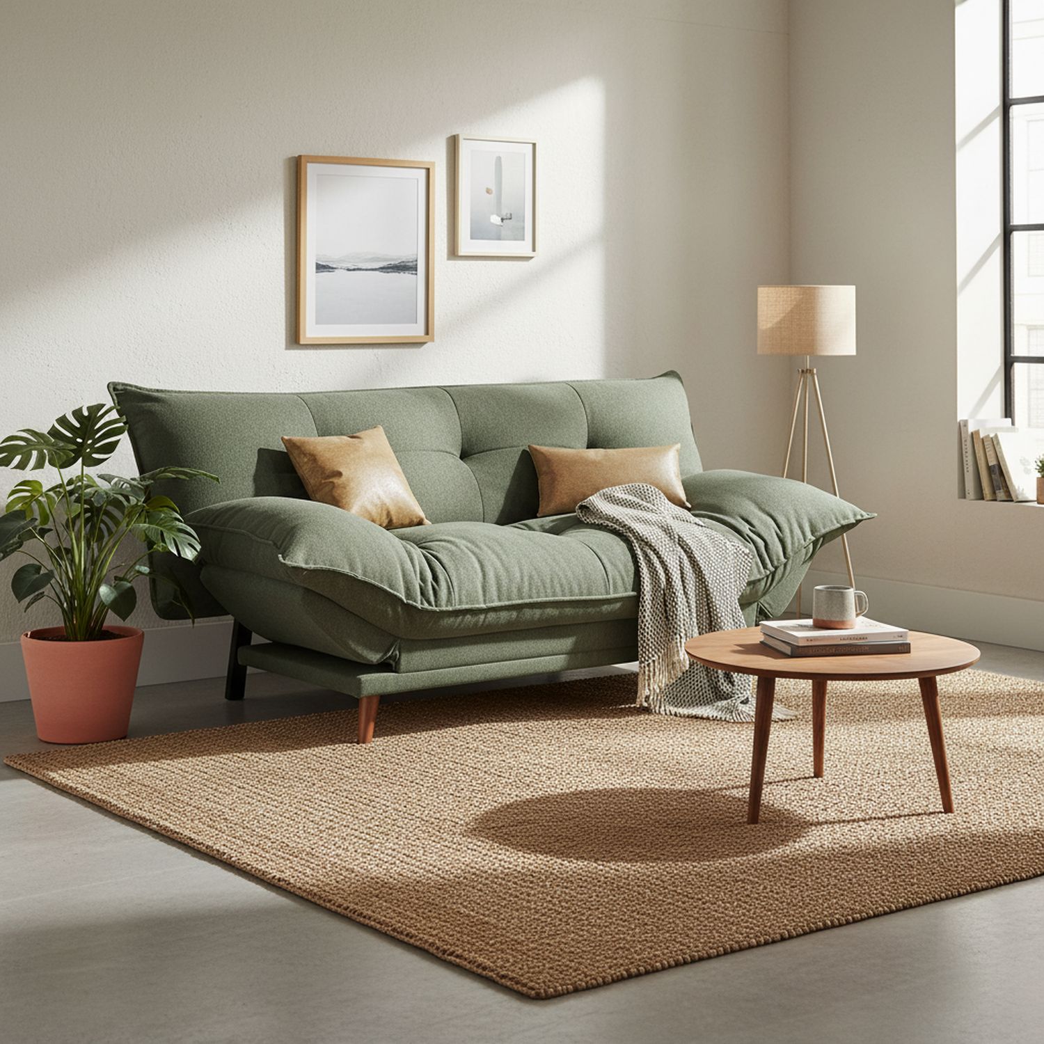 JUST HOME COLLECTION Futón Pillow Verde 193x87x97 cm | Falabella Chile