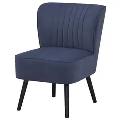 JUST HOME COLLECTION - Poltrona 1 cuerpo RABAT 64x80x58 cm Azul