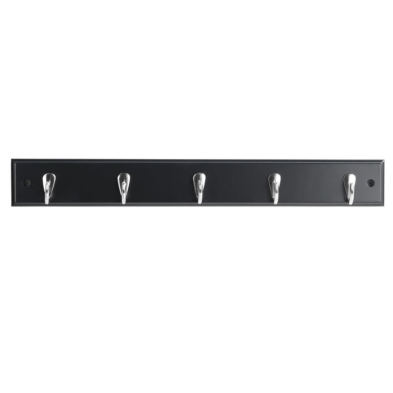 JUST HOME COLLECTION - Perchero 5  Perchas Madera Negro