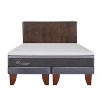 Cama Europea Ortopedic Advance King + Respaldo