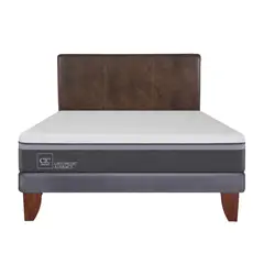 CIC - Cama europea ortopedic advance 2 plazas bn + respaldo