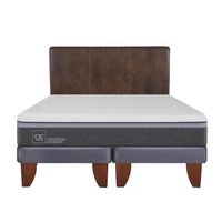 Cama Europea Ortopedic Advance 2 Plazas Bd + Respaldo