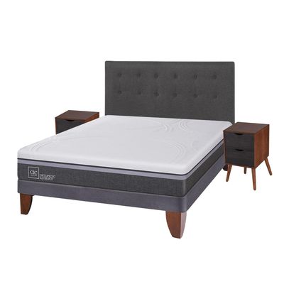 Imagen 2 del producto Cama Europea Ortopedic Advance 2 Plazas Bn + Muebles