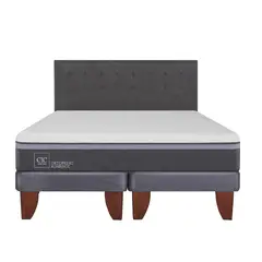 CIC - Cama europea ortopedic advance king + respaldo