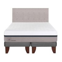 Cama Europea Balance 2 Plazas Bd + Respaldo