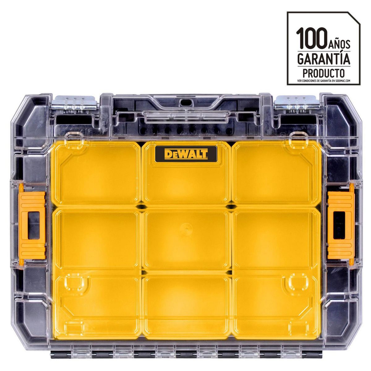 DEWALT - Organizador V con tapa transparente 6,6L T-Stak