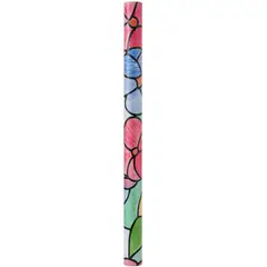 MURESCO - Papel Pvc Adhesivo Vitral Rojo 9 m2