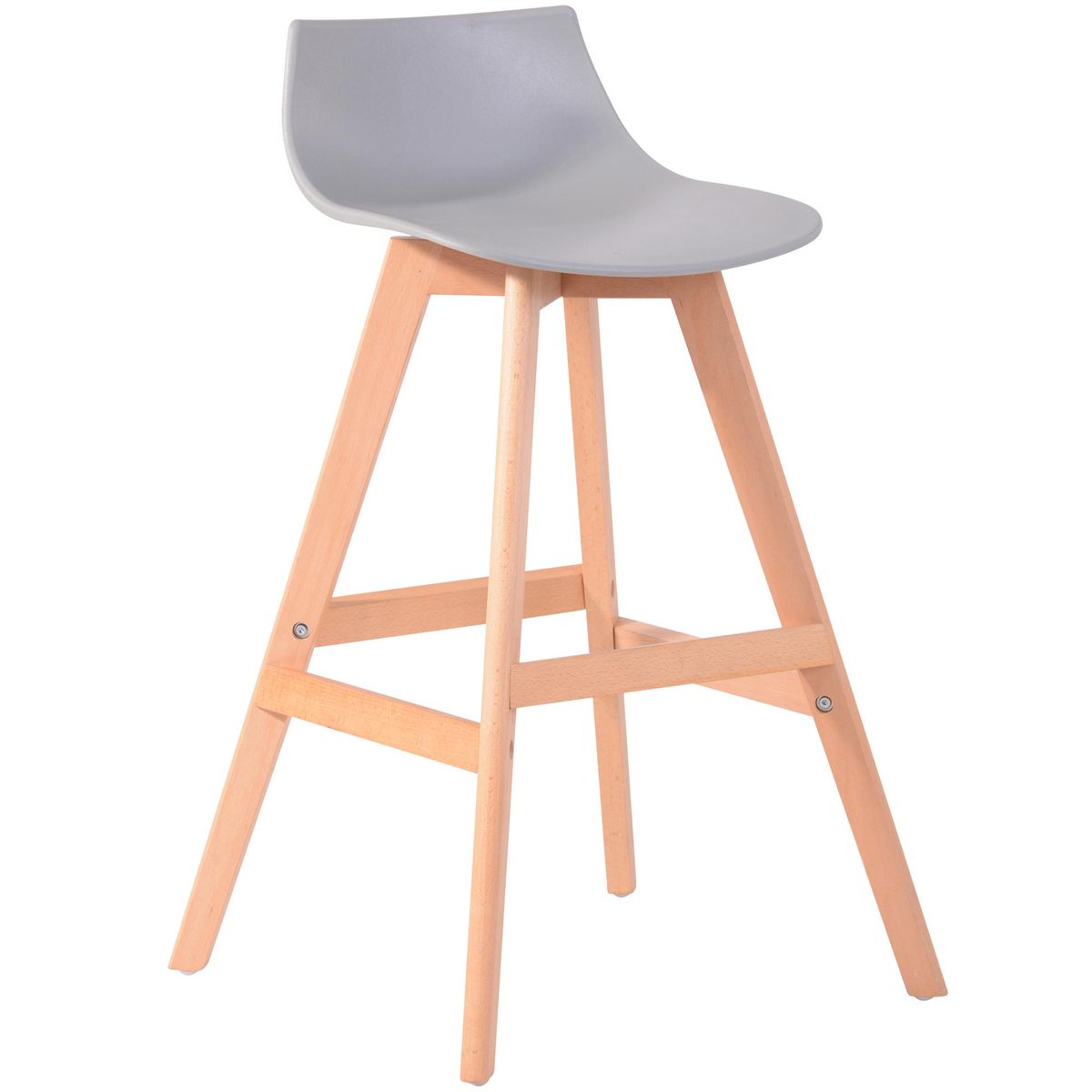 JUST HOME COLLECTION - Silla Bar Barvoquinn Gris 119x65x62 cm