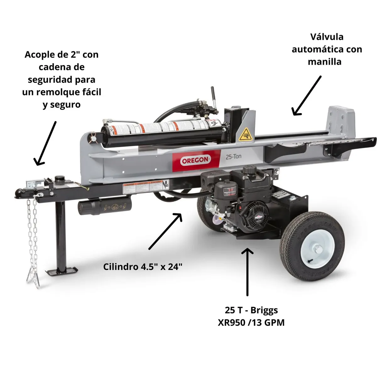 OREGON - Partidor de leña 25 Toneladas