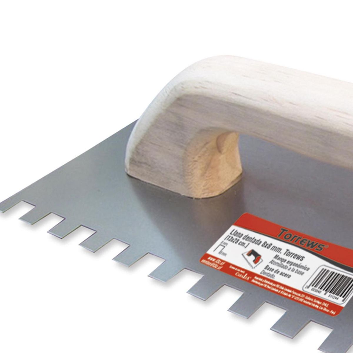 TORREWS - Espátula llana acero 11,5x28 cm