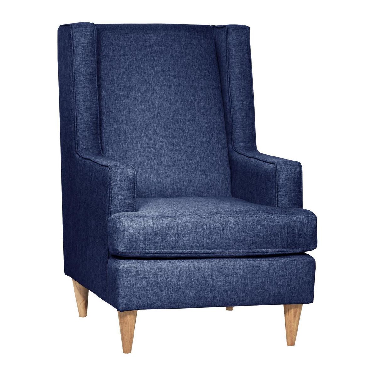 INTERMUEBLES - Poltrona 1 cuerpo Santiago 67x105x76 cm Azul