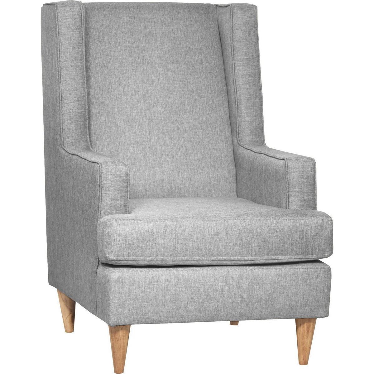 INTERMUEBLES - Poltrona 1 cuerpo Santiago 67x105x76 cm Gris