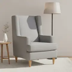 INTERMUEBLES - Poltrona 1 cuerpo Santiago 67x105x76 cm Gris