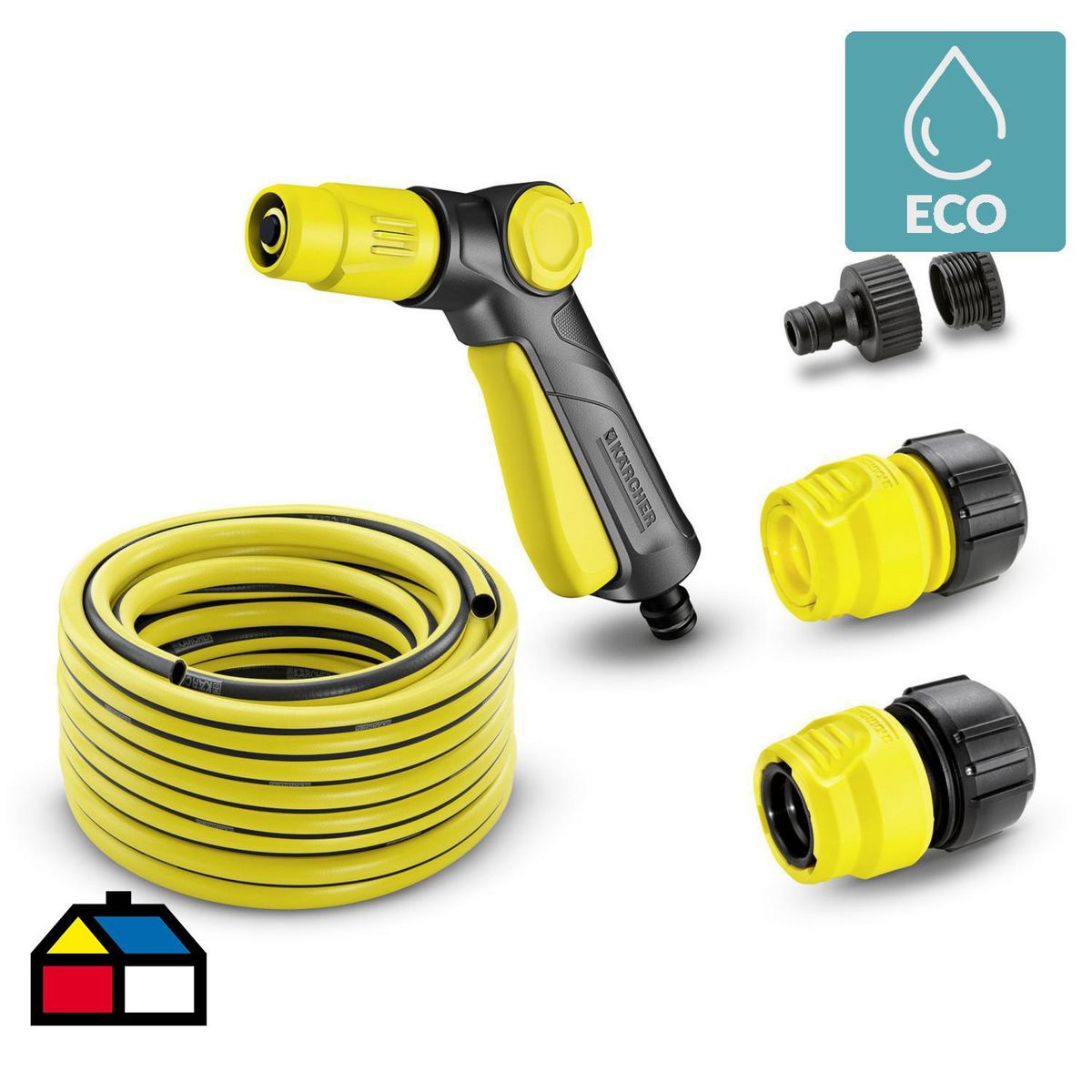 KARCHER - Set manguera 20 mts, conectores y pistola de riego