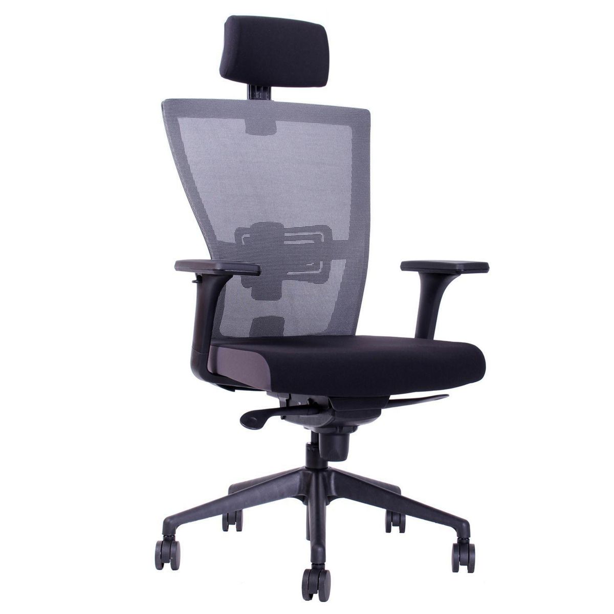 BASFLEX - Silla Escritorio Ejecutiva 03072020 Gris/Negro