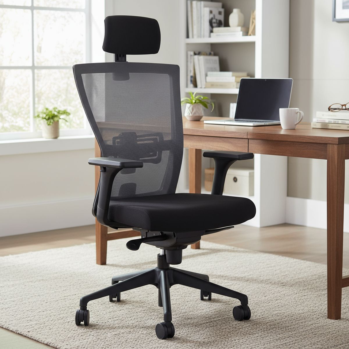 BASFLEX - Silla Escritorio Ejecutiva 03072020 Gris/Negro