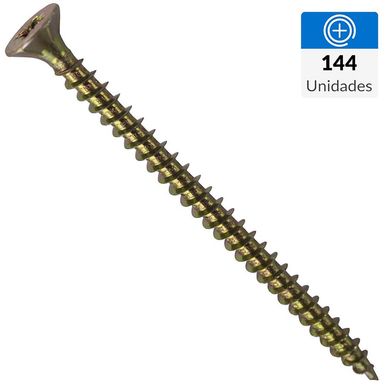 Tornillo Tirafondo Cabeza Phillips Madera 3 