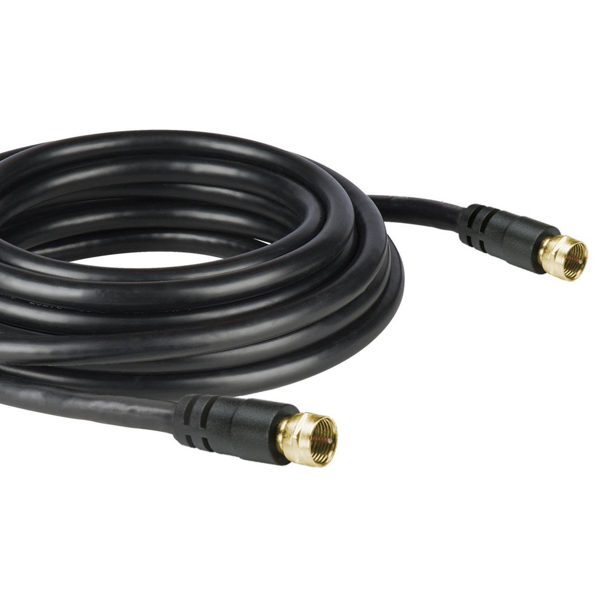 MACROTEL - Cable coaxial c/term f negro 7.5 m