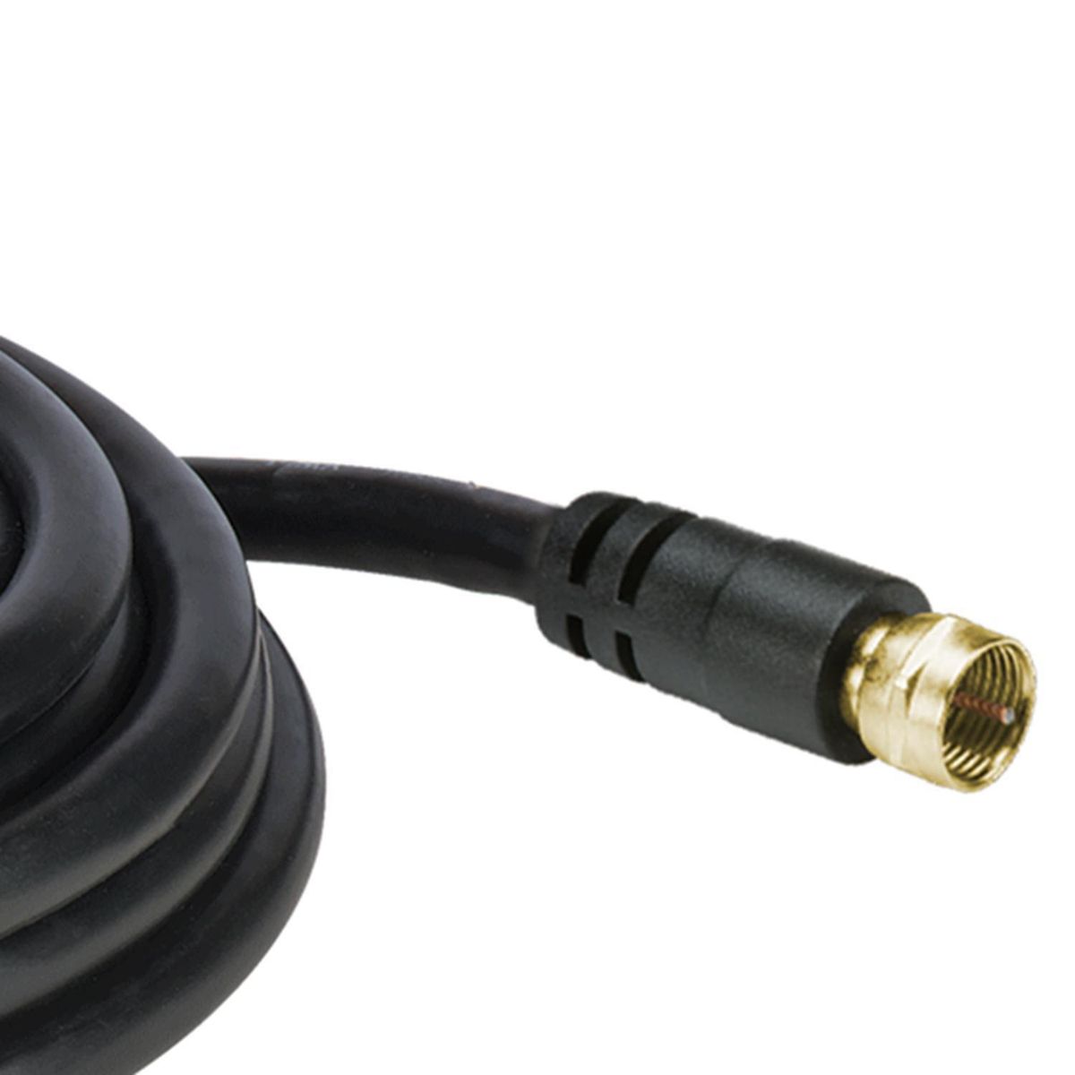 MACROTEL - Cable coaxial c/term f negro 7.5 m