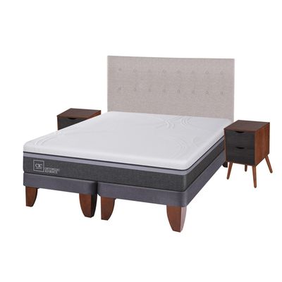 Imagen 2 del producto Cama Europea Ortopedic Advance King + Muebles