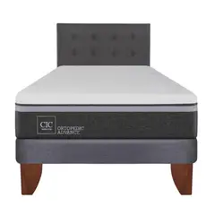 CIC - Cama europea ortopedic advance 1.5 plazas + respaldo