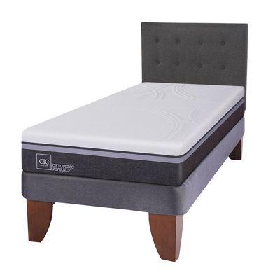 Imagen 2 del producto Cama Europea Ortopedic Advance 1.5 Plazas + Respaldo