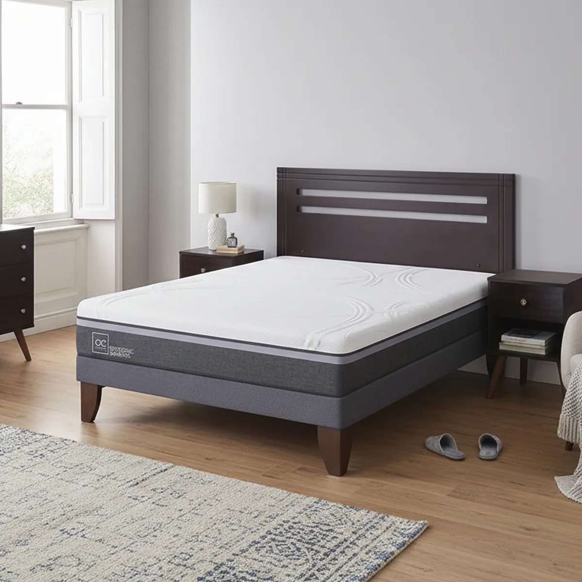 Cama Europea Ortopedic Advance 2 Plazas Bn + Muebles, marca CIC - Foto Principal