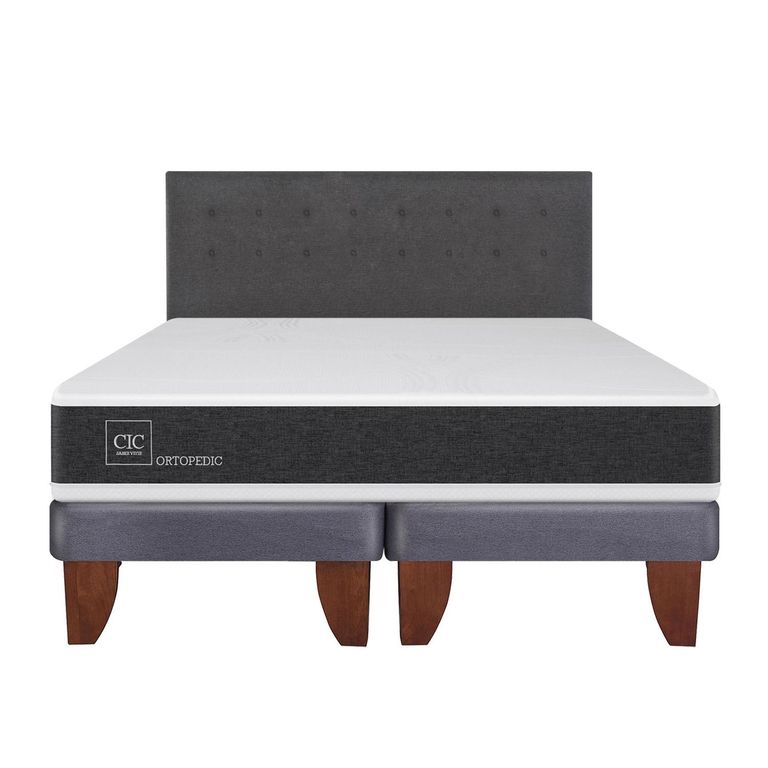 Cama Europea Ortopedic King + Respaldo