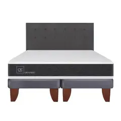 CIC - Cama europea ortopedic 2 plazas bd + respaldo