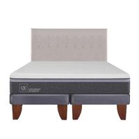 Cama Europea Ortopedic Advance King + Respaldo