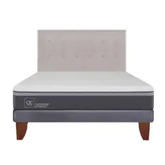 CIC - Cama europea ortopedic advance 2 plazas bn + respaldo