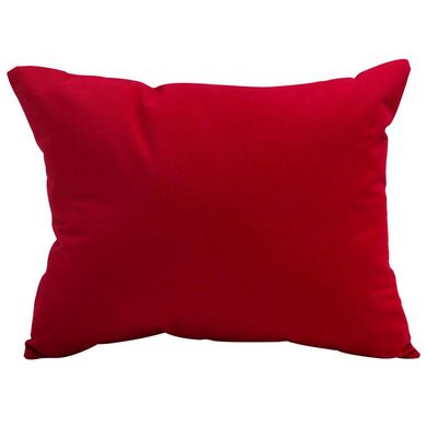 Cojn liso aqua rojo 30x50 cm