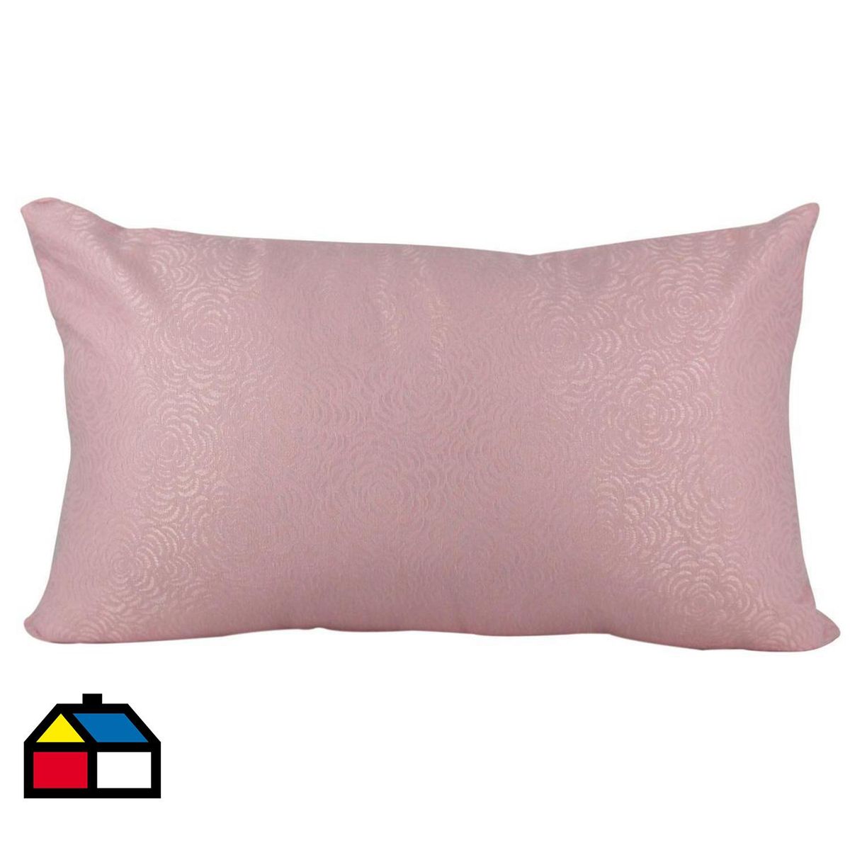 CONCEPT - Cojín relieve aqua rosa 30x50 cm