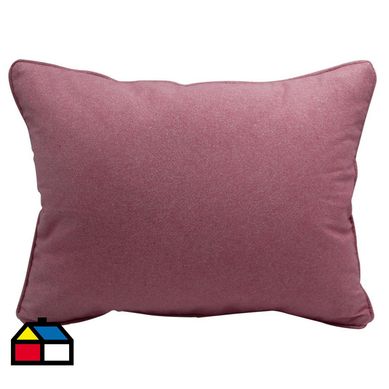 Cojn liso aqua rosa 30x50 cm