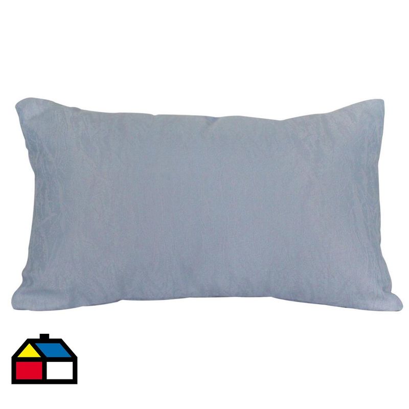 CONCEPT - Cojín relieve aqua celeste 30x50 cm