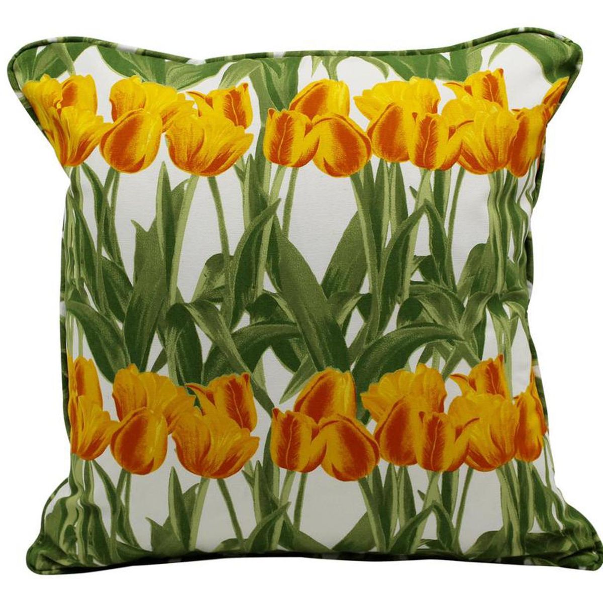 CONCEPT - Cojín jardín amarillo 40x40 cm