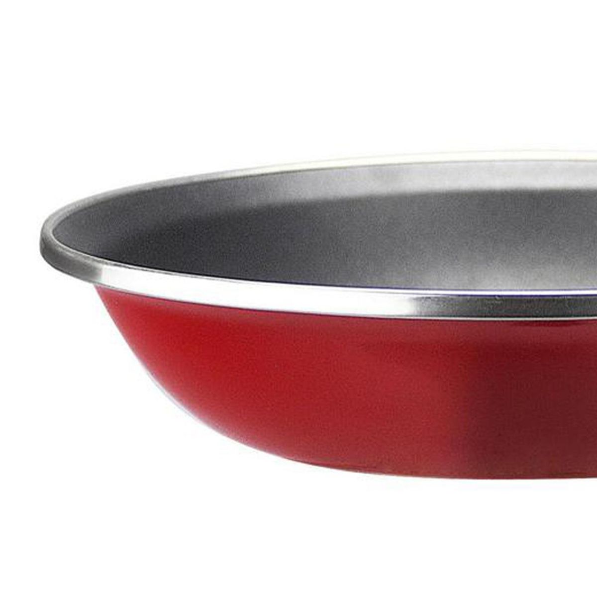 MAGEFESA - Sartén Antiadherente 24 cm Acero Rojo