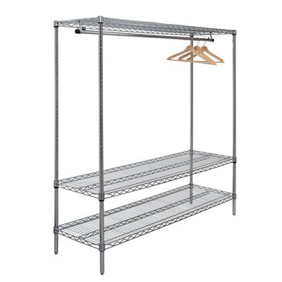 Imagen 2 del producto Perchero 2 Repisas Acero Cromado