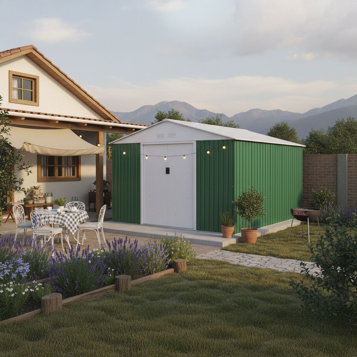 SIGNET - Bodega de Jardín Archer E Verde 319x277x202 cm