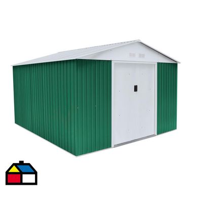 Bodega de jardn metal 340x319x210 cm