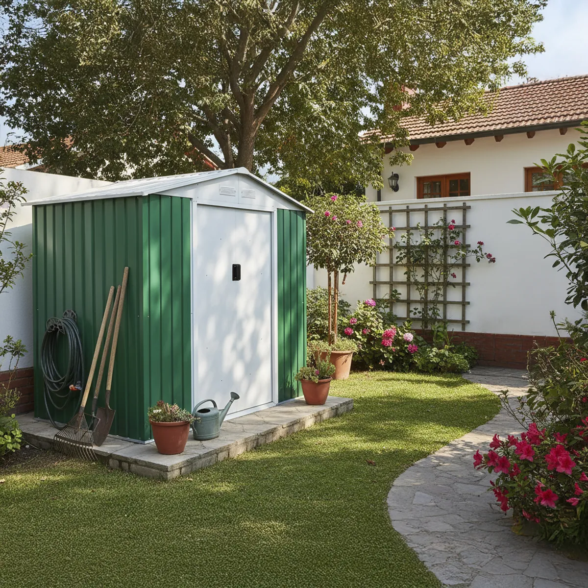 SIGNET CLASSICS - Bodega de jardín metal 213x191x195 cm