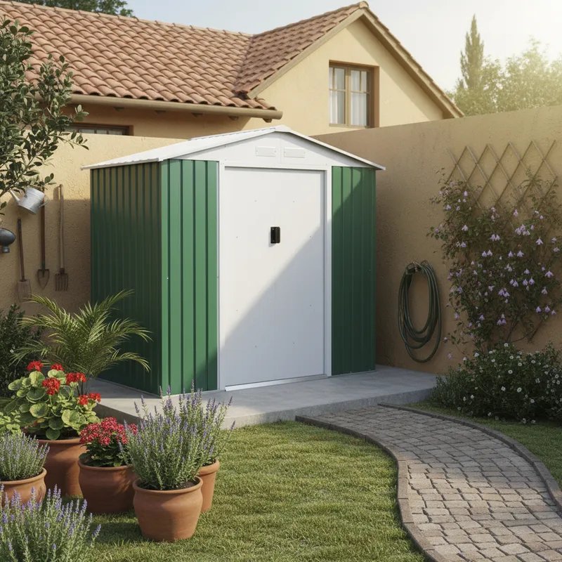 SIGNET CLASSICS - Bodega de Jardín Archer A Verde 195x127x213 cm