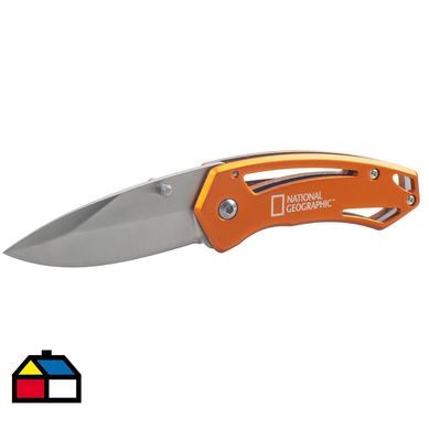 Cuchillo plegable Naranjo.
