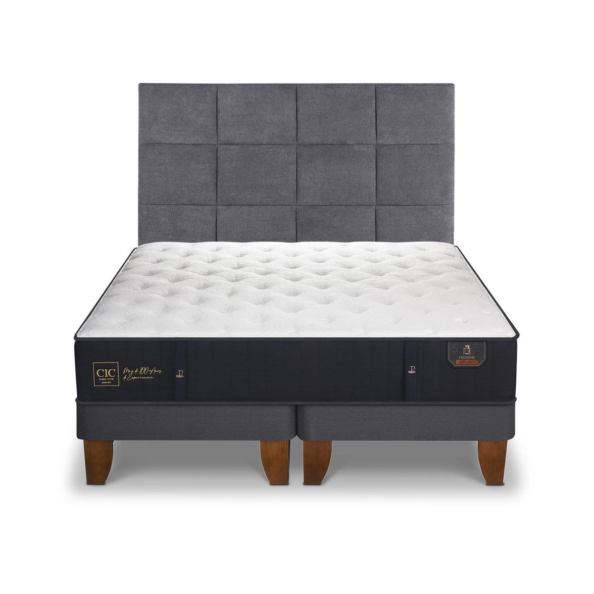 CIC - Cama europea premium super king + respaldo